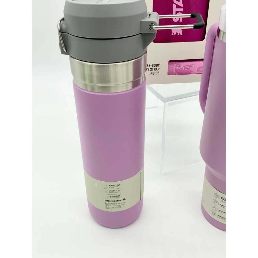 Purple Stanley Trio With Go Bottle, Quencher Tumbler;  and Quencher Carry All - Picture 8 of 16